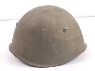 Italien 2. Weltkrieg, Stahlhelm M33 , Originallack und Kinnriemen.