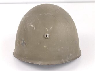 Italien 2. Weltkrieg, Stahlhelm M33 , Originallack und Kinnriemen.