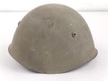 Italien 2. Weltkrieg, Stahlhelm M33 , Originallack und Kinnriemen. Ungetragenes Stück