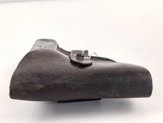 Pistolentasche Wehrmacht für die französische Beutepistole " Unique" Deutsche Fertigung, WaA über dem Verschlussniet