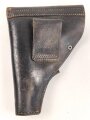 Pistolentasche Wehrmacht für die französische Beutepistole " Unique" Deutsche Fertigung, WaA über dem Verschlussniet