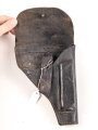 Pistolentasche Wehrmacht für die französische Beutepistole " Unique" Deutsche Fertigung, WaA über dem Verschlussniet