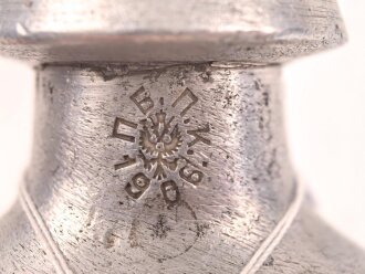 Zaristisches Russland, Feldflasche aus Aluminium, datiert 1906