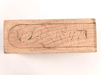 Behälter für 10 Stück Sprengkapsel Nr. 8 Wehrmacht. Unschlau beschriftet