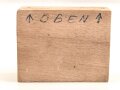 Behälter für 10 Stück Sprengkapsel Nr. 8 Wehrmacht. Unschlau beschriftet
