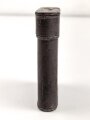 Reinigungsgerät vermutlich um 1900, Maße der Dose etwa 2,5 x 7,5 x 11cm