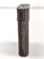 Reinigungsgerät vermutlich um 1900, Maße der Dose etwa 2,5 x 7,5 x 11cm