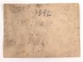 Originales Papieretikett für einen Patronenkasten der Wehrmacht. Maße 7 x 10cm