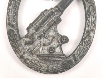 Flakkampfabzeichen des Heeres, Zink mit resten der versilberung. Hersteller R.S. Nadelsystem fehlt