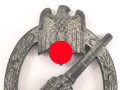 Flakkampfabzeichen des Heeres, Zink mit resten der versilberung. Hersteller R.S. Nadelsystem fehlt