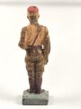 "Lineol" Massefigur einen Angehörigen der SA Darstellend. Original bemalt