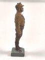 "Lineol" Massefigur einen Angehörigen der SA Darstellend. Original bemalt