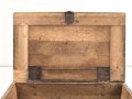 1.Weltkrieg, Zubehörkasten für MG 08/15. Ungereinigtes Stück, die seitlichen Griffe nach dem Krieg angebracht