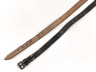 Lederriemen Wehrmacht, Breite 2cm, Gesamtlänge etwa 155cm