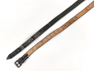Lederriemen Wehrmacht, Breite 2cm, Gesamtlänge etwa 155cm