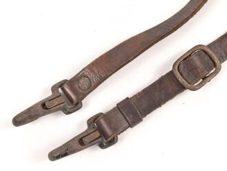 Trageriemen Wehrmacht, braunes Leder Breite 18mm,...