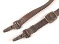 Trageriemen Wehrmacht, braunes Leder Breite 18mm, Gesamtlänge 84cm