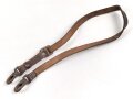 Trageriemen Wehrmacht, braunes Leder Breite 18mm, Gesamtlänge 84cm