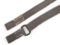 Blauer Webleinenriemen Wehrmacht, Breite 2,3cm, Verstellbar, Gesamtlänge wie fotografiert 96cm