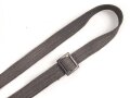 Blauer Webleinenriemen Wehrmacht, Breite 2,3cm, Verstellbar, Gesamtlänge wie fotografiert 96cm