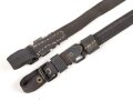 Blauer Webleinenriemen Wehrmacht, Breite 2cm, Vermutlich für Optikbehälter oder ähnliches, Gesamtlänge wie fotografiert 90cm