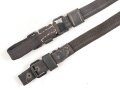 Blauer Webleinenriemen Wehrmacht, Breite 2cm, Vermutlich für Optikbehälter oder ähnliches, Gesamtlänge wie fotografiert 90cm