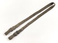 Webleinenriemen Wehrmacht, Breite 2cm, Vermutlich für Optikbehälter oder ähnliches, Gesamtlänge wie fotografiert 92cm