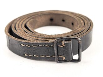 Trageriemen Wehrmacht, schwarzes Leder Breite 2cm,...