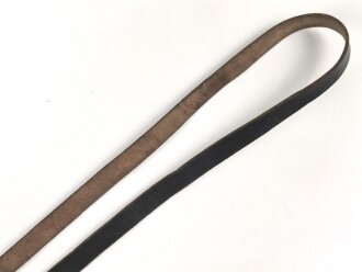 Trageriemen Wehrmacht, schwarzes Leder Breite 2cm, Gesamtlänge 152cm