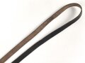 Trageriemen Wehrmacht, schwarzes Leder Breite 2cm, Gesamtlänge 152cm