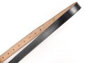 Trageriemen Wehrmacht, schwarzes Leder Breite 2cm, Gesamtlänge 114cm, datiert 1940