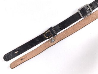 Trageriemen Wehrmacht, schwarzes Leder Breite 2cm,...