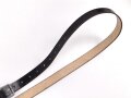 Trageriemen Wehrmacht, schwarzes Leder Breite 2cm, Gesamtlänge 114cm, datiert 1940
