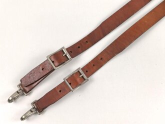 Schweiz ? Paar massive Trageriemen, Breite etwa 33mm,...