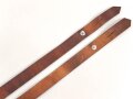 Schweiz ? Paar massive Trageriemen, Breite etwa 33mm, Gesamtlänge je 95cm