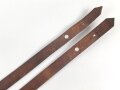 Schweiz ? Paar massive Trageriemen, Breite etwa 33mm, Gesamtlänge je 95cm