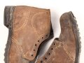 Paar benagelte Schuhe für Mannschaften. Keine Markierung, Sohlenlänge 29,5cm, Alter und Herkunft unbekannt