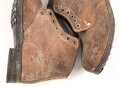 Paar benagelte Schuhe für Mannschaften. Keine Markierung, Sohlenlänge 29,5cm, Alter und Herkunft unbekannt