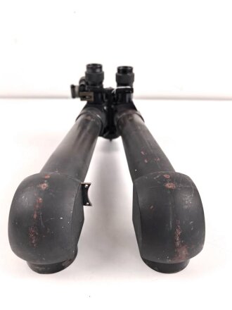 Scherenfernrohr 14 Wehrmacht, nach dem Krieg bei der französischen Armee weitergeführt. Originallack, die Strichplatte ausgebaut. Gute Durchsicht, nicht ganz Vollständig