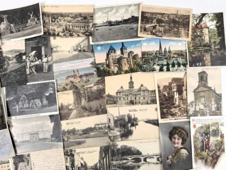 60 Stück zivile Ansichtskarten Deutschland und International, aus verschiedenen Nachlässen