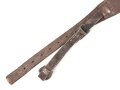 Trageriemen für einen Tornister der Wehrmacht. Oben leicht gekürzt, datiert 1937