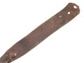 Trageriemen für einen Tornister der Wehrmacht. Oben leicht gekürzt, datiert 1937
