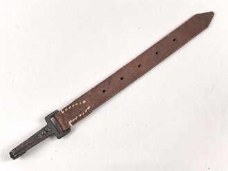 Ersatzteil für einen Rucksack für Gebirgstruppen der Wehrmacht. Ungebrauchtes Stück