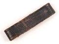 Schieber für ein Zweidornkoppel, braunes Leder, Innenmaß 63mm