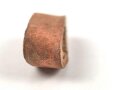 Schieber für einenTrageriemen der Wehrmacht, braunes Leder, Innenmaß 24mm