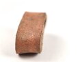 Schieber für einenTrageriemen der Wehrmacht, braunes Leder, Innenmaß 24mm