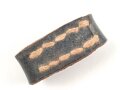 Schieber für einenTrageriemen der Wehrmacht, schwarzes Leder, Innenmaß 32mm