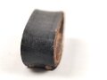 Schieber für einenTrageriemen der Wehrmacht, schwarzes Leder, Innenmaß 32mm