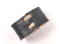 Schieber für einenTrageriemen der Wehrmacht, schwarzes Leder, Innenmaß 20mm