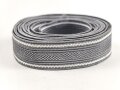 Graues Webband mit weissem Streifen Wehrmacht. breite 16mm, Länge 158cm